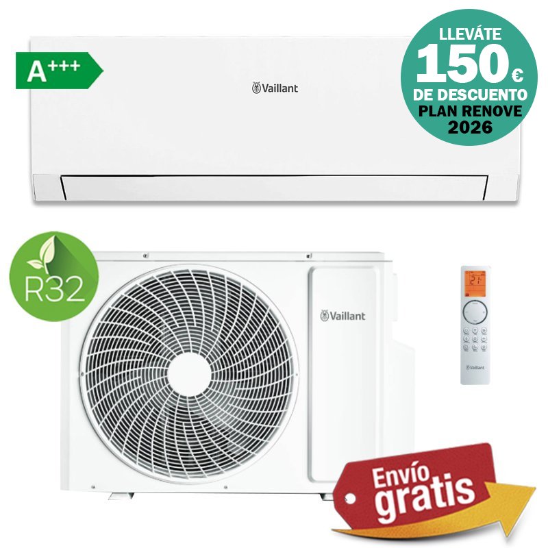 Aire Acondicionado Split Vaillant climaVAIR plus VAIP1-035 WN